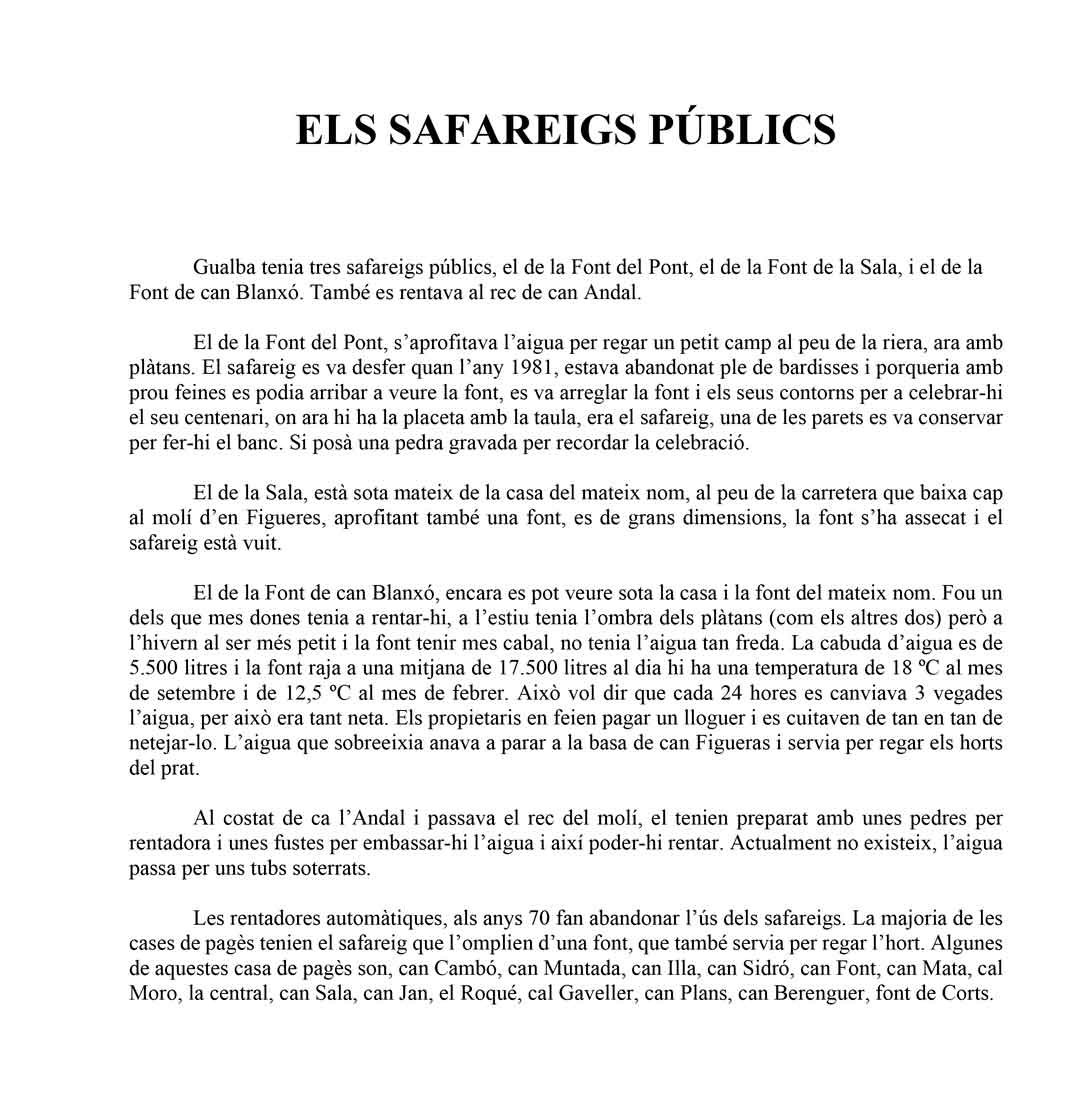 Els Safreigs Publics