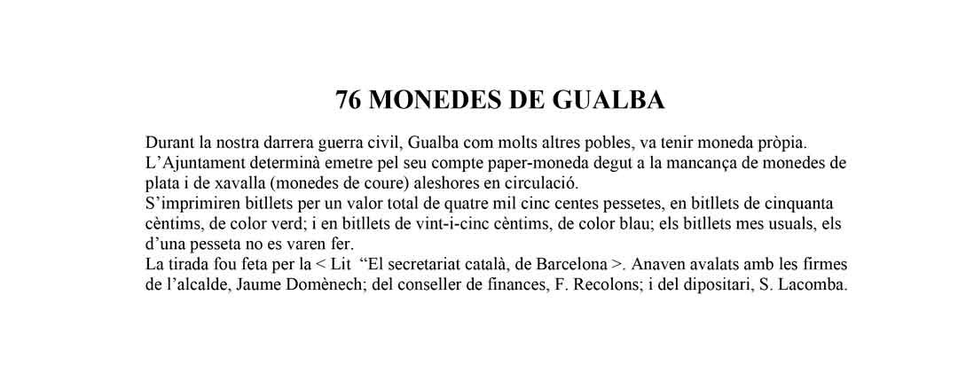 Monedes de Gualba